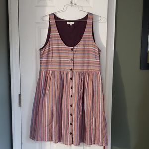 Madewell Stripe Button Down Dress